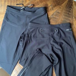 NIKE PRO 2 PAIR LEGGING BUNDLE - 2 pairs of black leggings size S